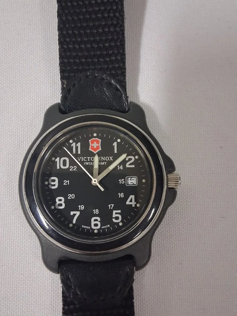 Victorinox Men’s Original XL Black Stainless Steel Watch 249087